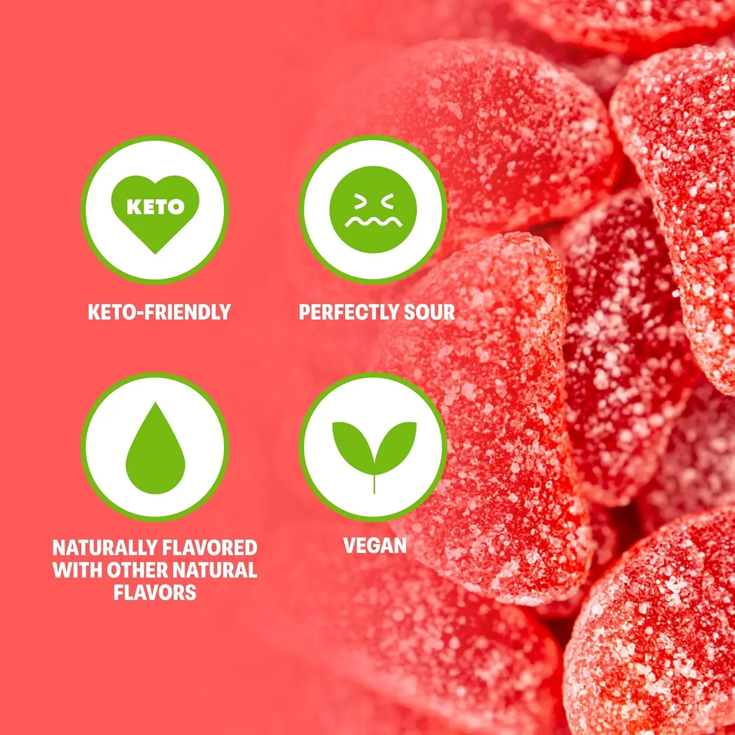Shameless Snacks - Healthy Low Calorie Snacks, Low Carb Keto Gummies (Gluten Free Candy) - 6 Pack Wassup Watermelon