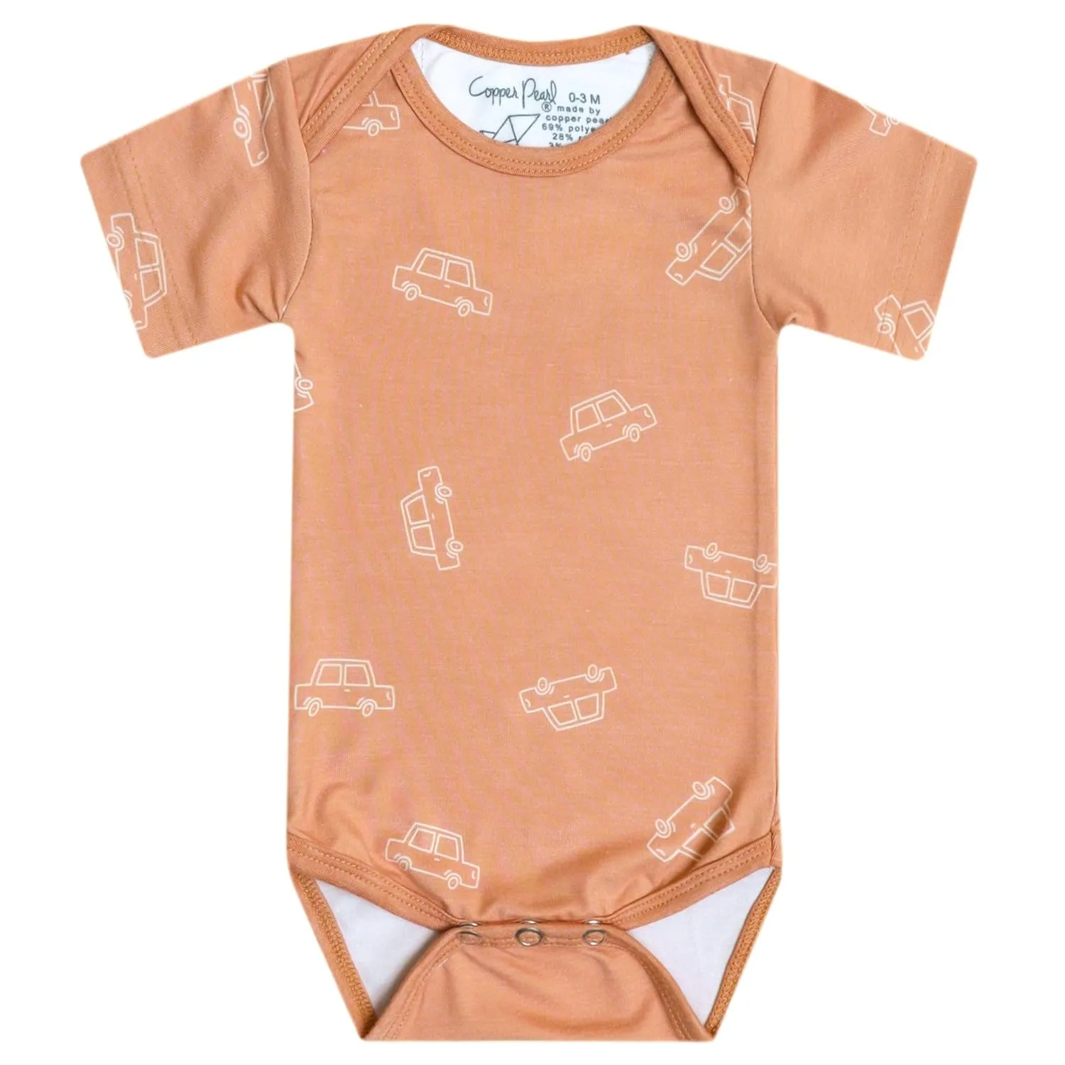 Short Sleeve Bodysuit "Cooper" by Copper Pearl