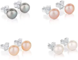 Silver TOUS Pearl Earrings with Pearl