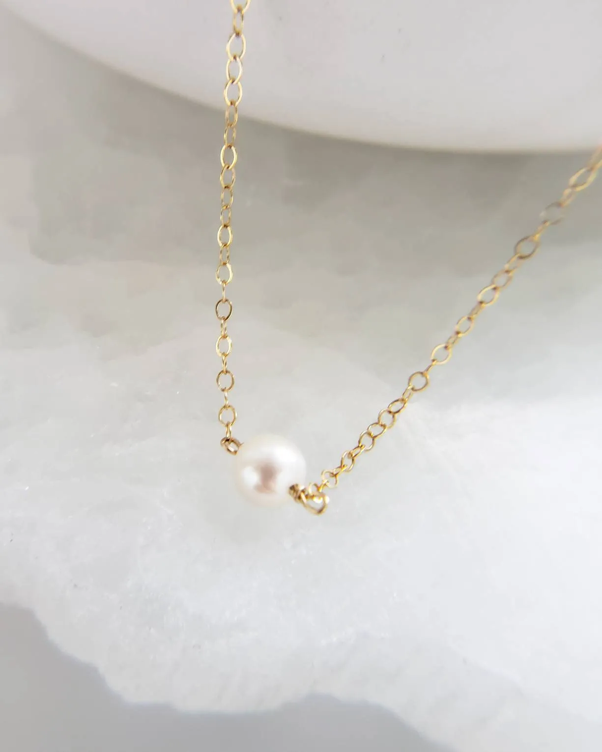 Single Pearl Necklace
