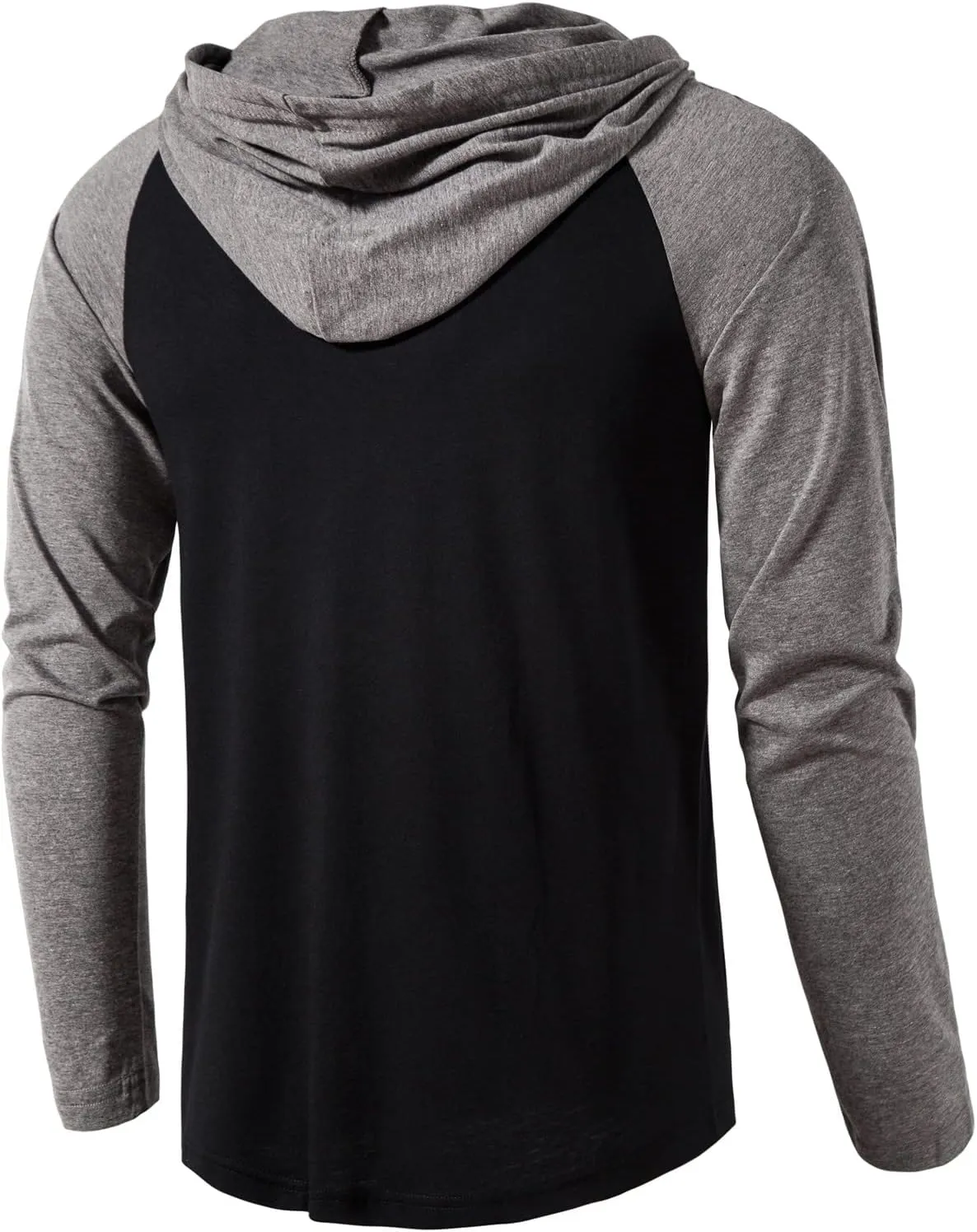 SIR7 Men's Gym Workout Active Long Sleeve Pullover Lightweight Hoodie Casual Hooded Sweatshirts