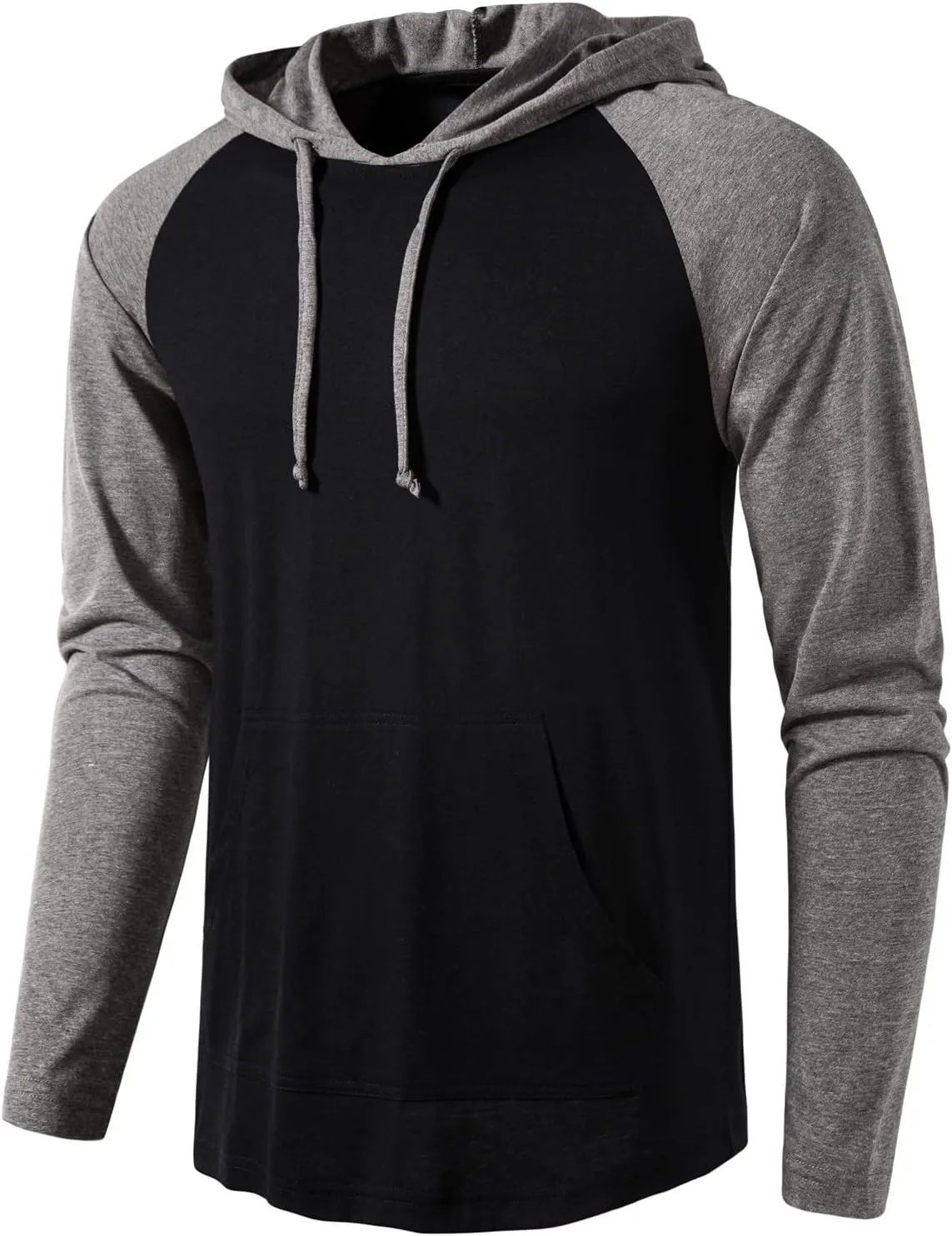 SIR7 Men's Gym Workout Active Long Sleeve Pullover Lightweight Hoodie Casual Hooded Sweatshirts