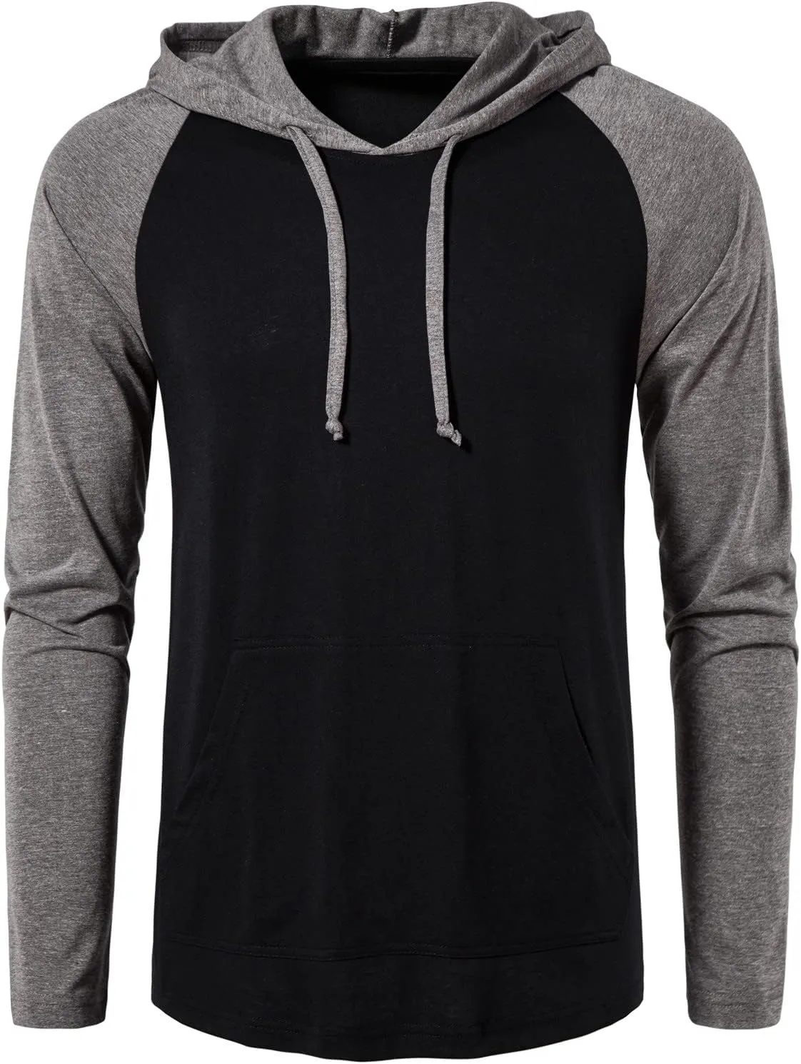 SIR7 Men's Gym Workout Active Long Sleeve Pullover Lightweight Hoodie Casual Hooded Sweatshirts