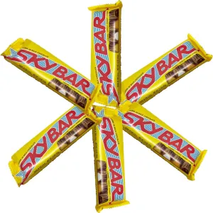 Sky Bar Pack of 6 1.5 oz Bars Nostalgic Candy Bar Multi pack 6-pack