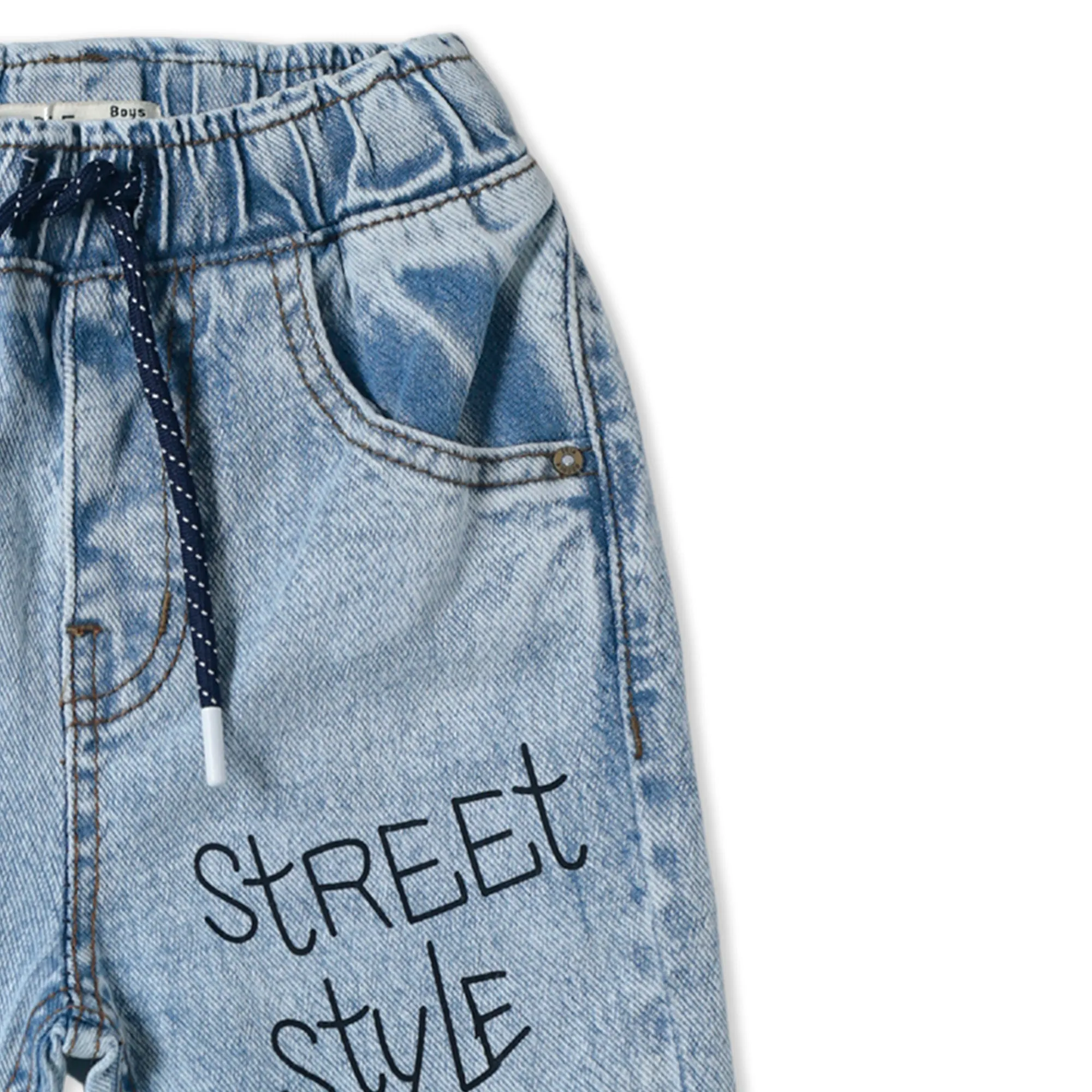 Skyline Graffiti Denim Jeans