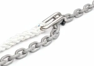 Small Anchor Chain Snubber with Nylon Rope