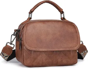 Small Corssbody Purses For Women Vegan Leather Cross Body Handbags Crossbody Shoulder Bags With Detachable Strap