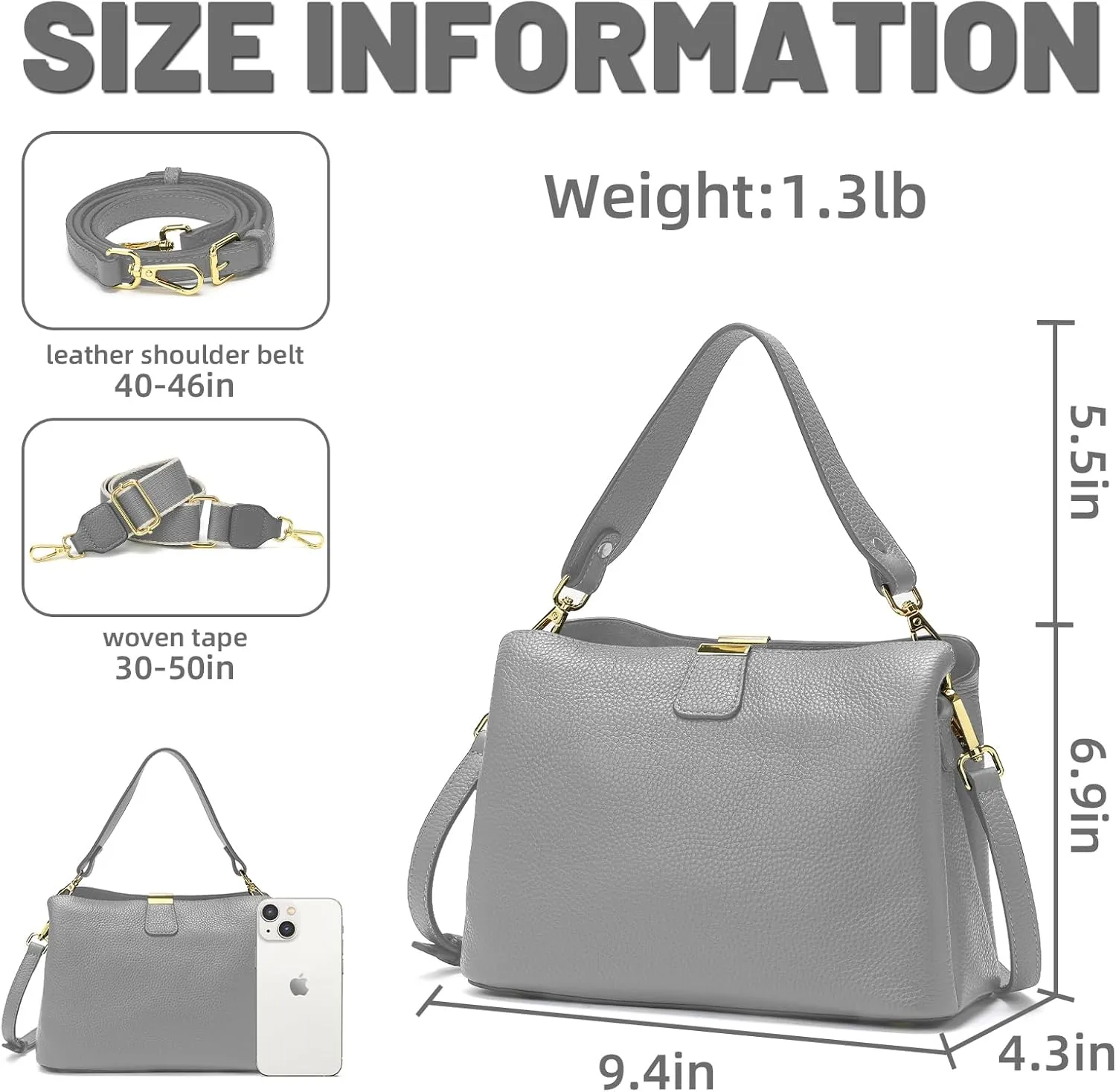 Small Women Genuine Leather Bucket Shoulder Bag Soft Crossbody Purses for Lady Handbag