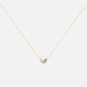 Solitaire Pearl Necklace