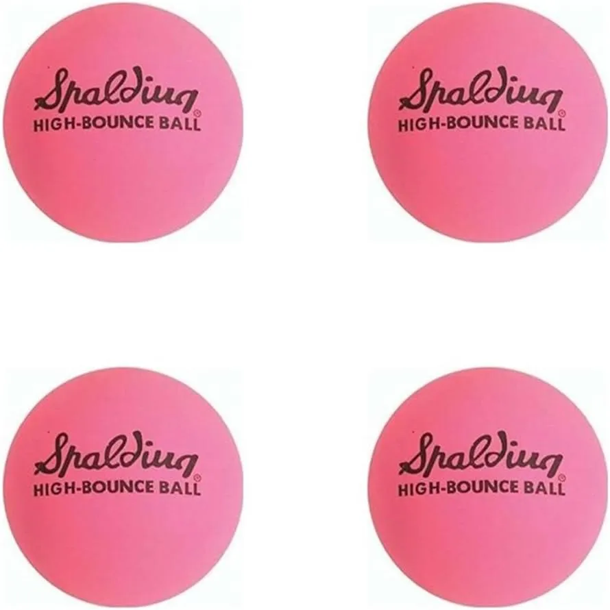 Spalding High-Bounce Ball (Pack of 4)