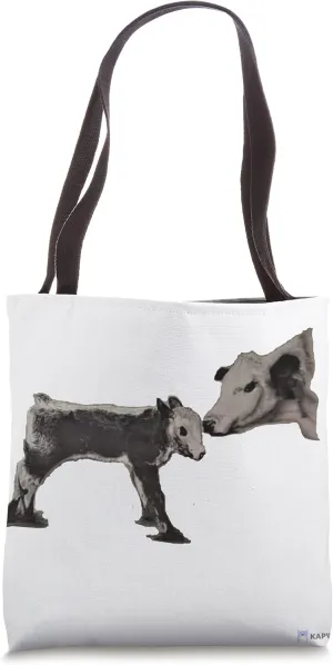 Speckled Park Cow/calf Tote Bag
