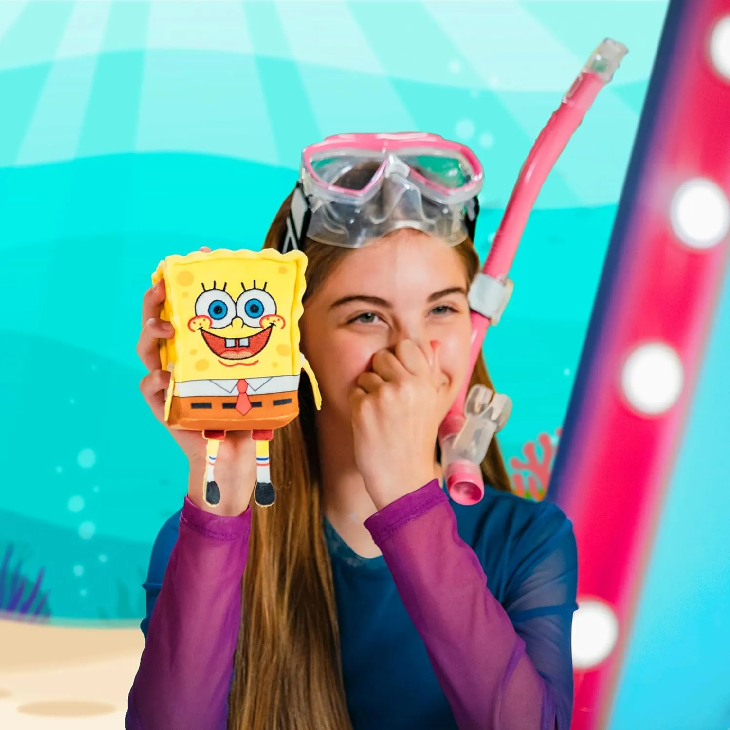 Spongebob Mystery Expandable Maxi Plush to UNbox, Collectible Squishy and Soft Plush with 4 Surprise, Great Toy Gift for Kids Aged 3 , Last-Minute Gifts for Holiday Stockings (2-Pack)