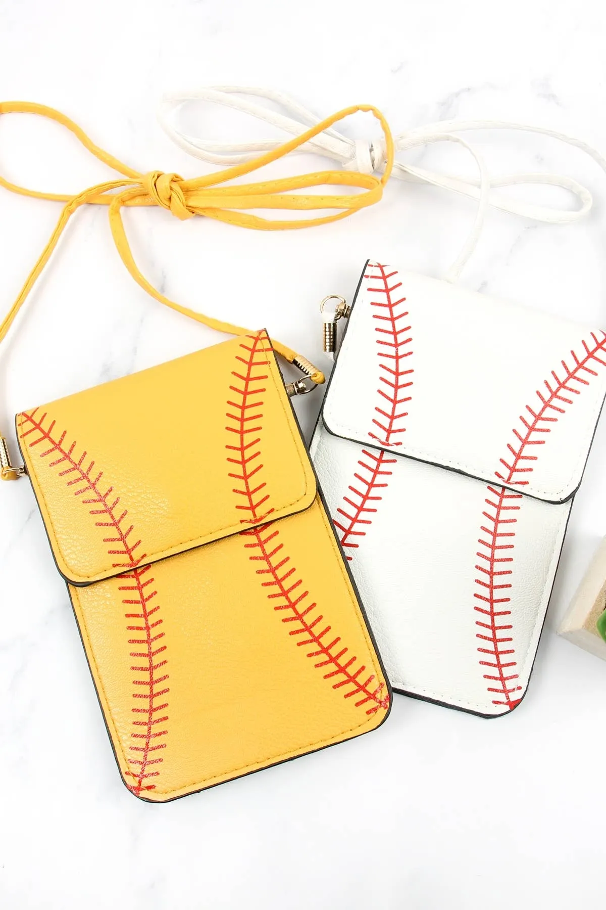 Sports Ball Cellphone Holder Crossbody Bag