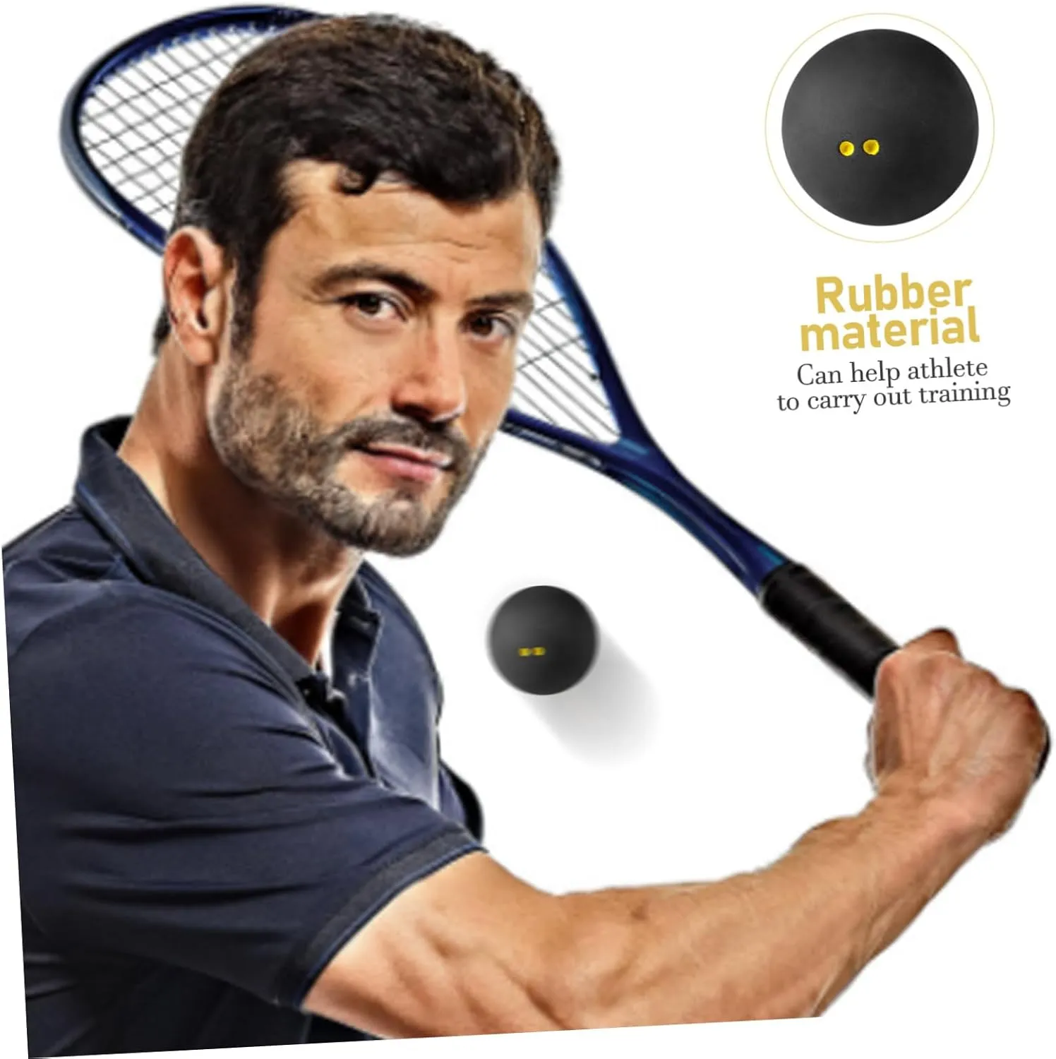 Squash Ball Racketball Ball Training Racket Balls High Elastic Racket Ball Racket Balls for Training