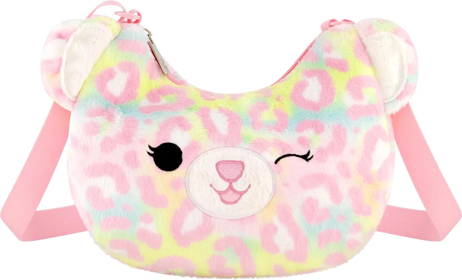 Squishmallow Plush Crossbody Bag, Mini Adjustable Shoulder Handbag for Men and Women, Michaela