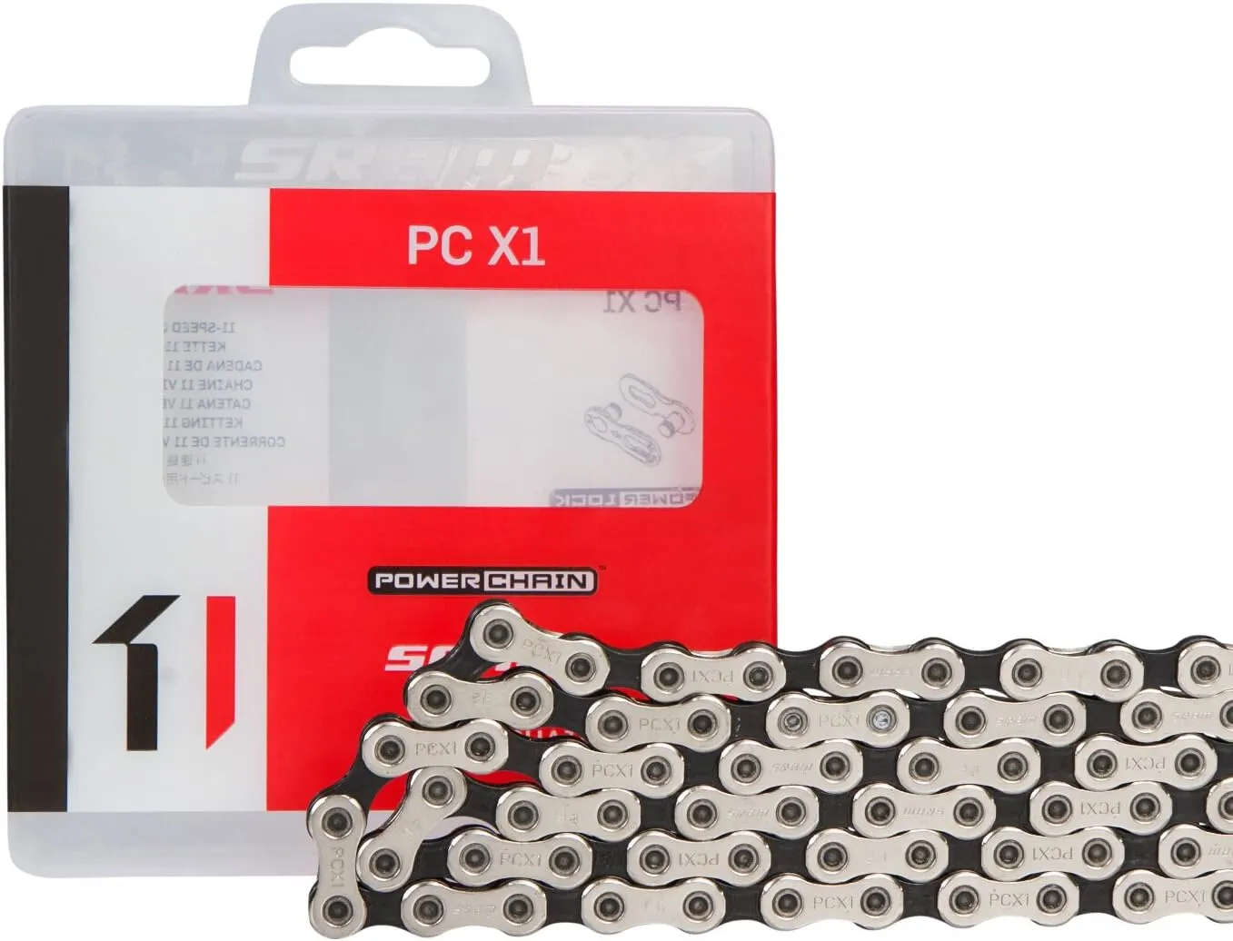 SRAM PCX1 11 Speed Chain 118 Links with PowerLock