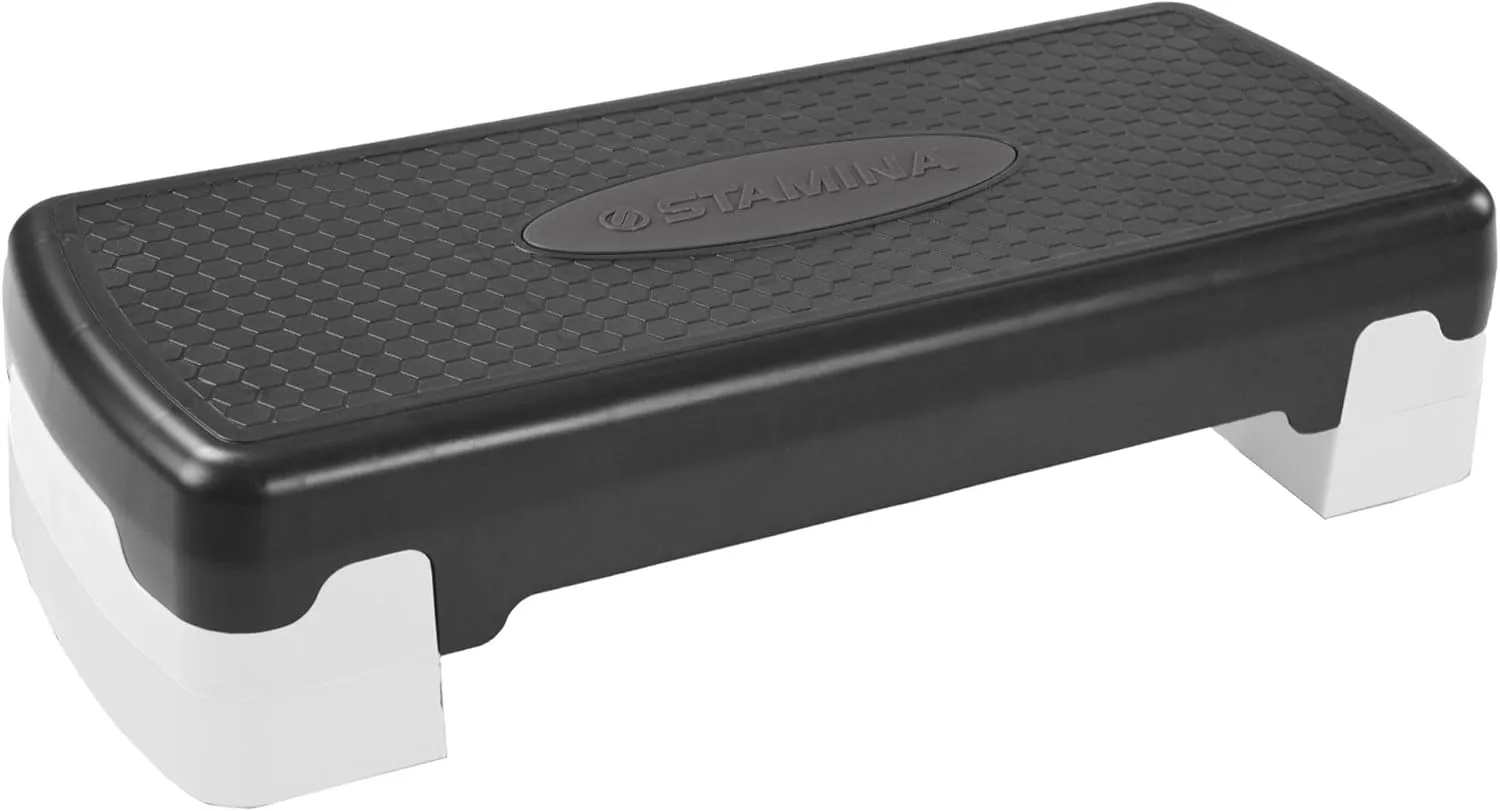 Stamina Aerobic Step with Portable and Lightweight Construction for Fitness, Sports, and Outdoor and Indoor Recreation