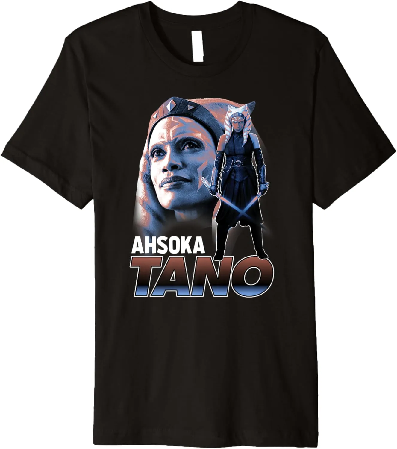 Star Wars: The Mandalorian Ahsoka Tano Collage R13 Premium T-Shirt