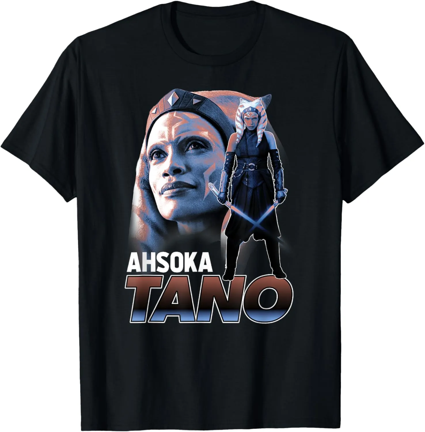 Star Wars: The Mandalorian Ahsoka Tano Collage R13 T-Shirt