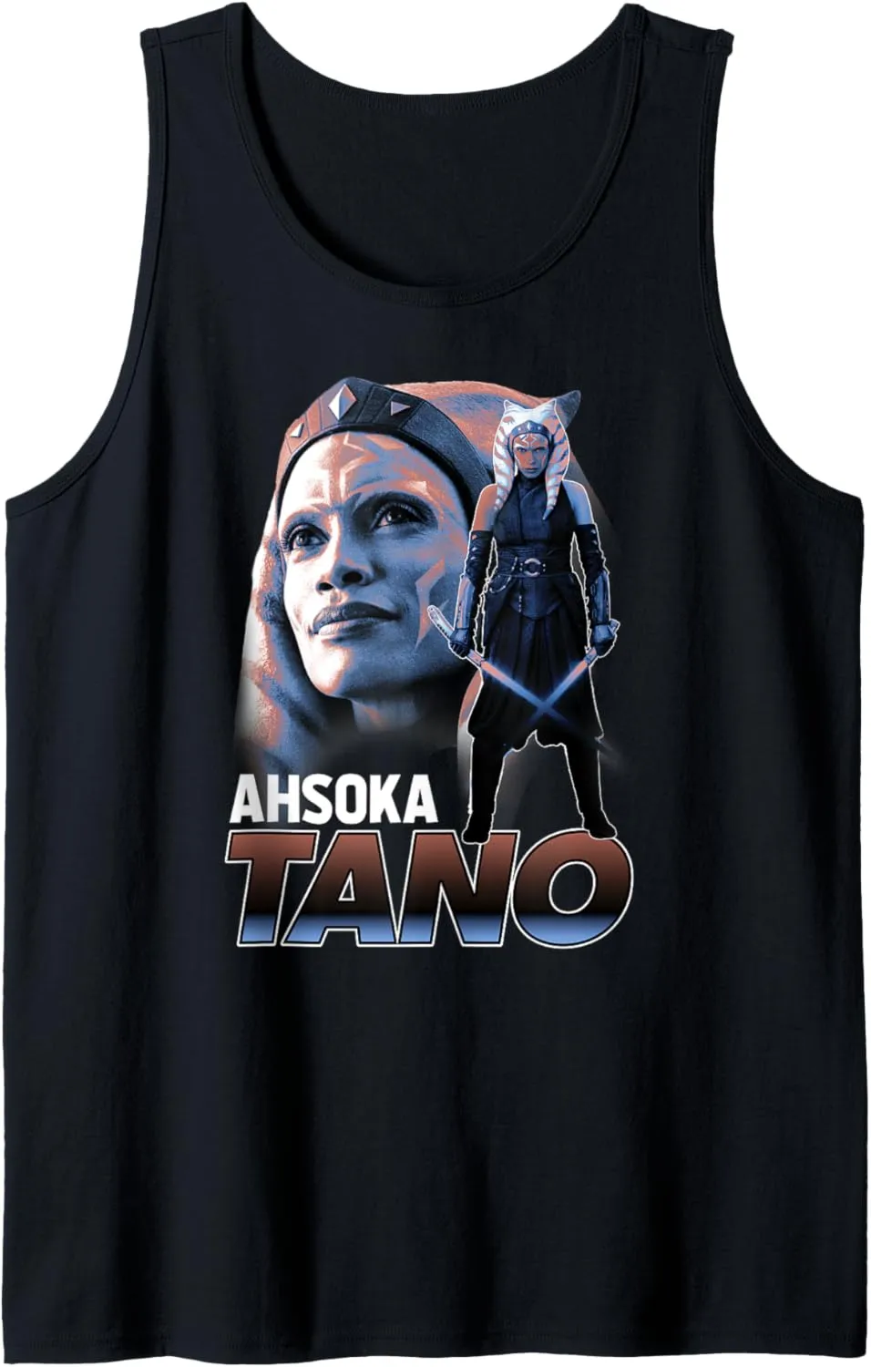 Star Wars: The Mandalorian Ahsoka Tano Collage R13 Tank Top