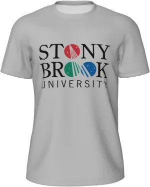 Stony Brook University Men's Lightweight Breathable Mesh Short Sleeve T-Shirt