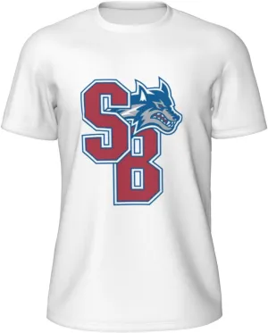 Stony Brook University Men's Lightweight Breathable Mesh Short Sleeve T-Shirt