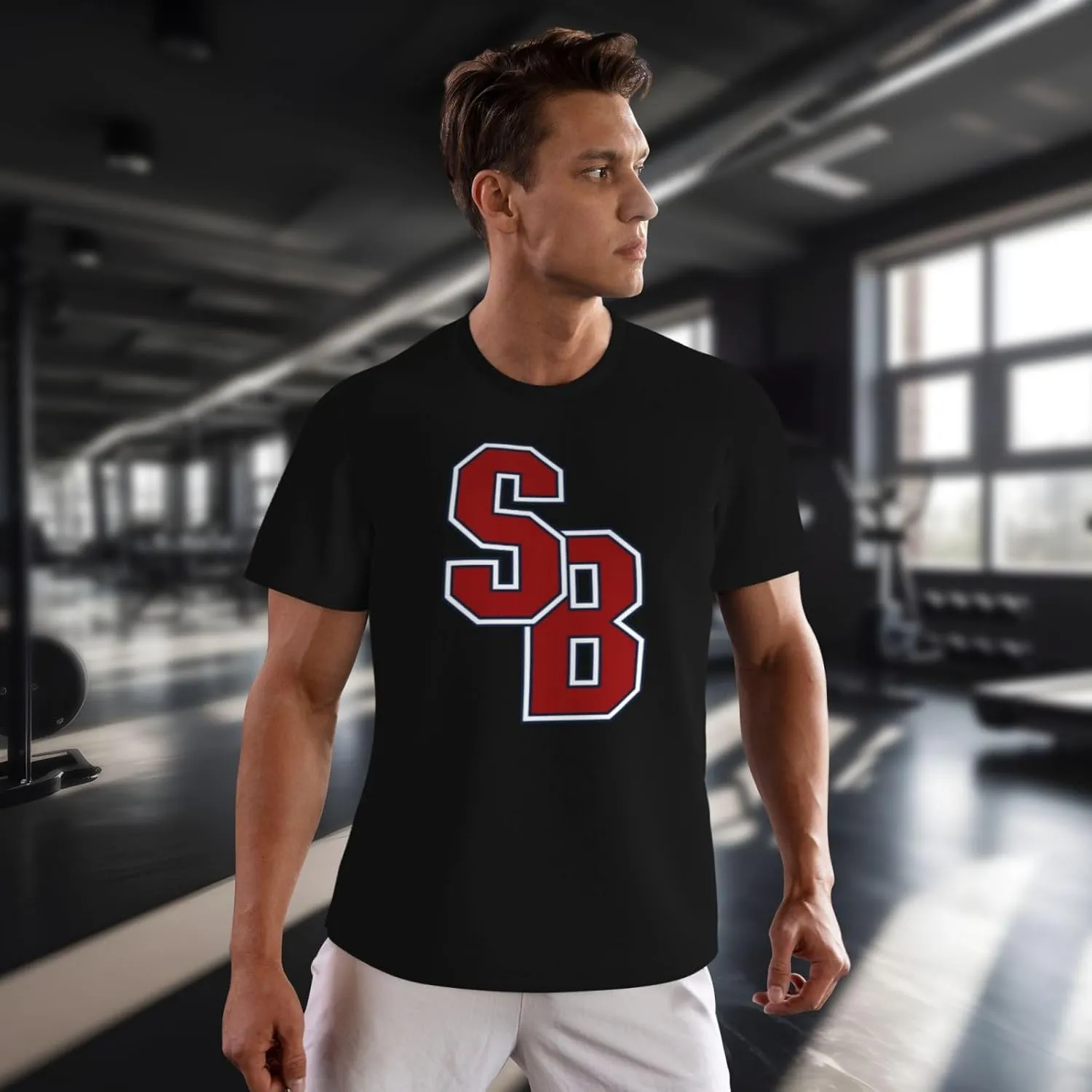 Stony Brook University Men's Lightweight Breathable Mesh Short Sleeve T-Shirt