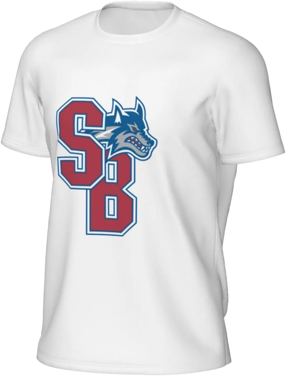 Stony Brook University Men's Lightweight Breathable Mesh Short Sleeve T-Shirt