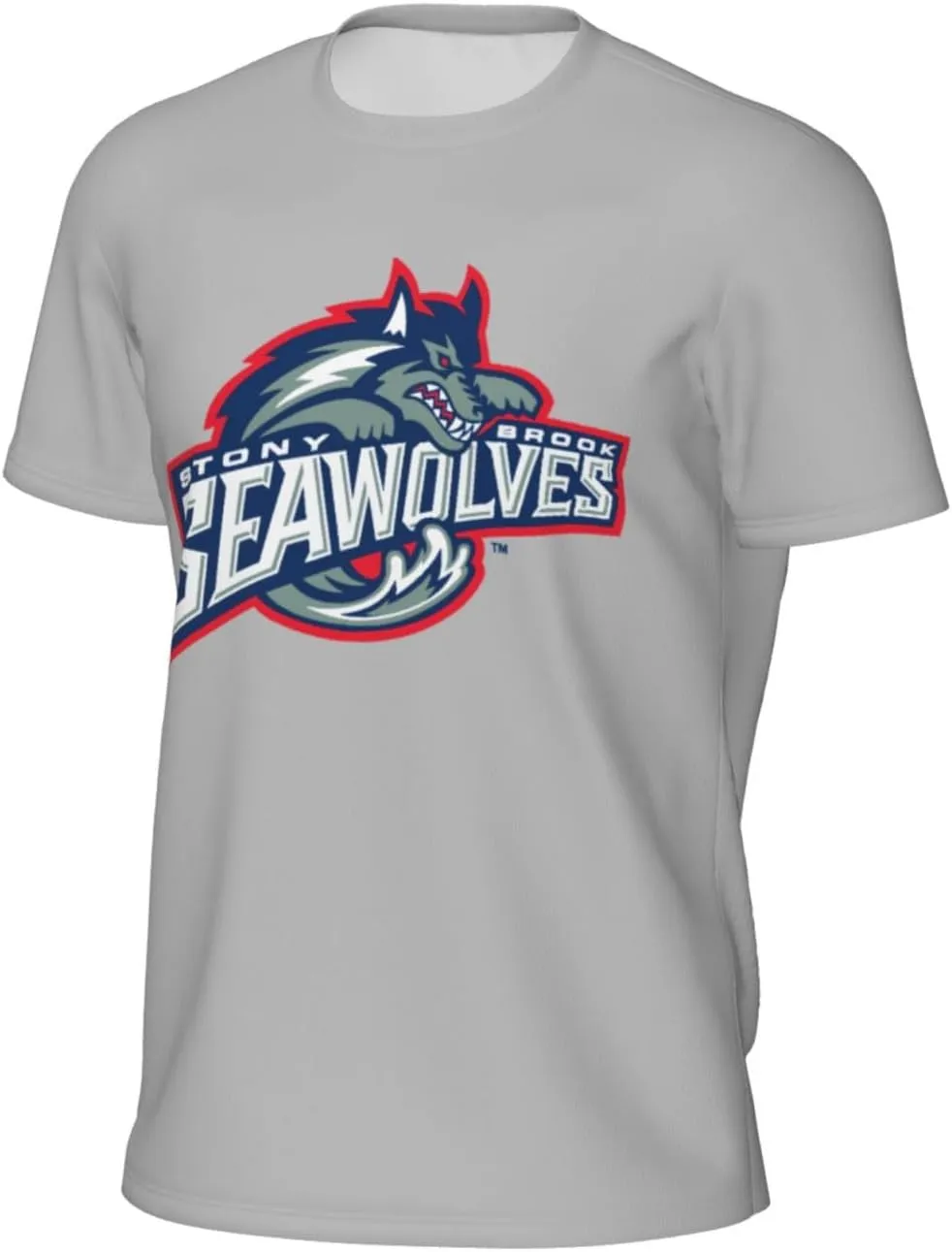 Stony Brook University Men's Lightweight Breathable Mesh Short Sleeve T-Shirt