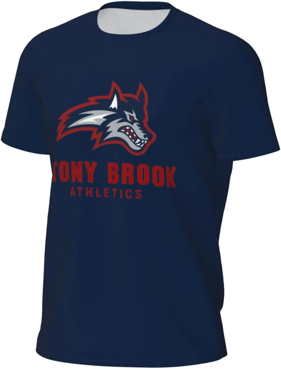 Stony Brook University Men's Lightweight Breathable Mesh Short Sleeve T-Shirt