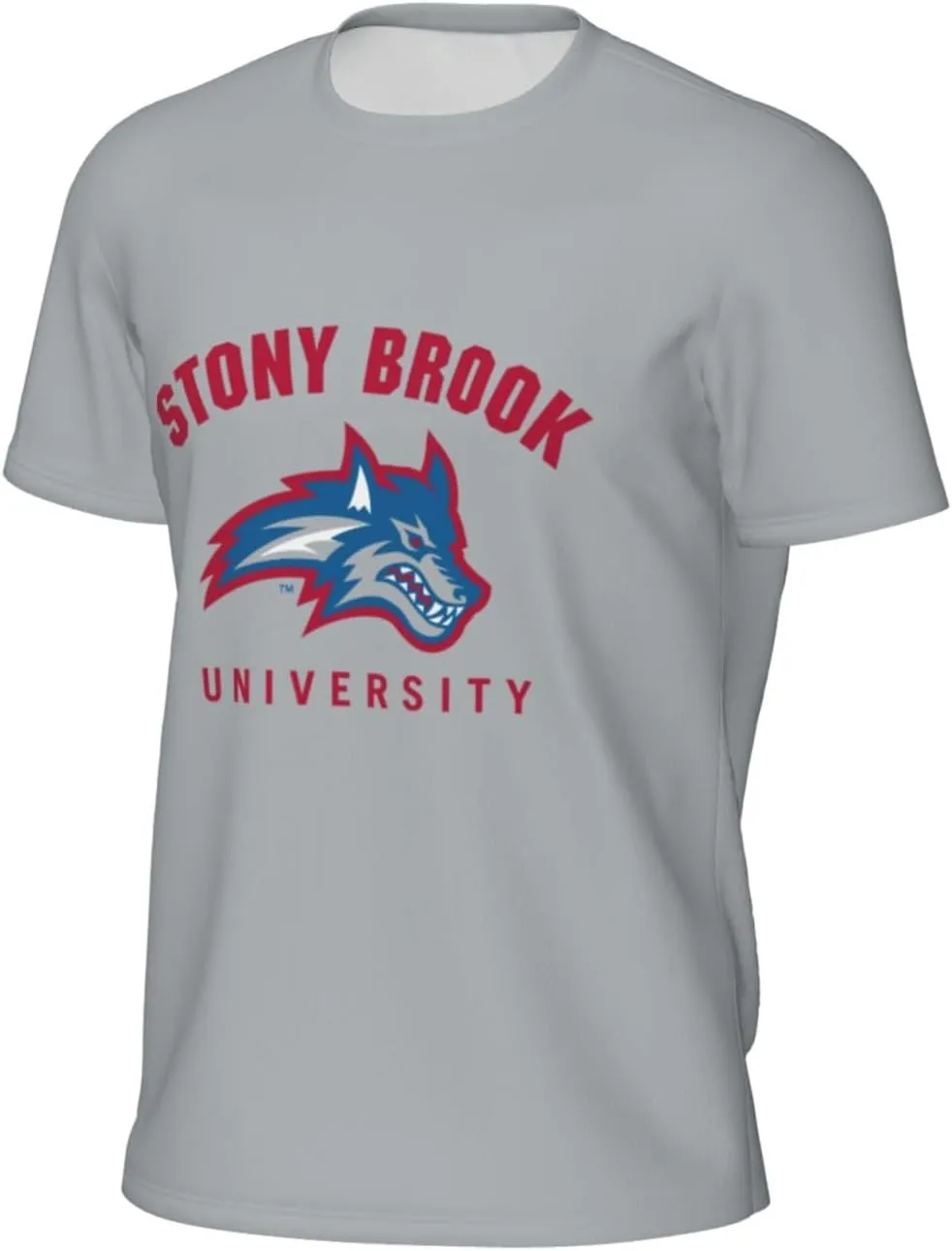 Stony Brook University Men's Lightweight Breathable Mesh Short Sleeve T-Shirt