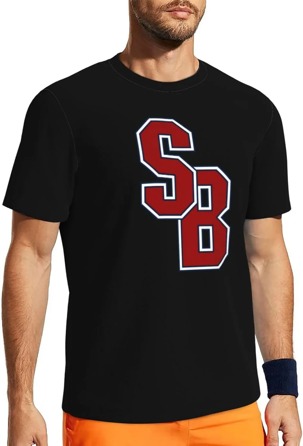 Stony Brook University Men's Lightweight Breathable Mesh Short Sleeve T-Shirt