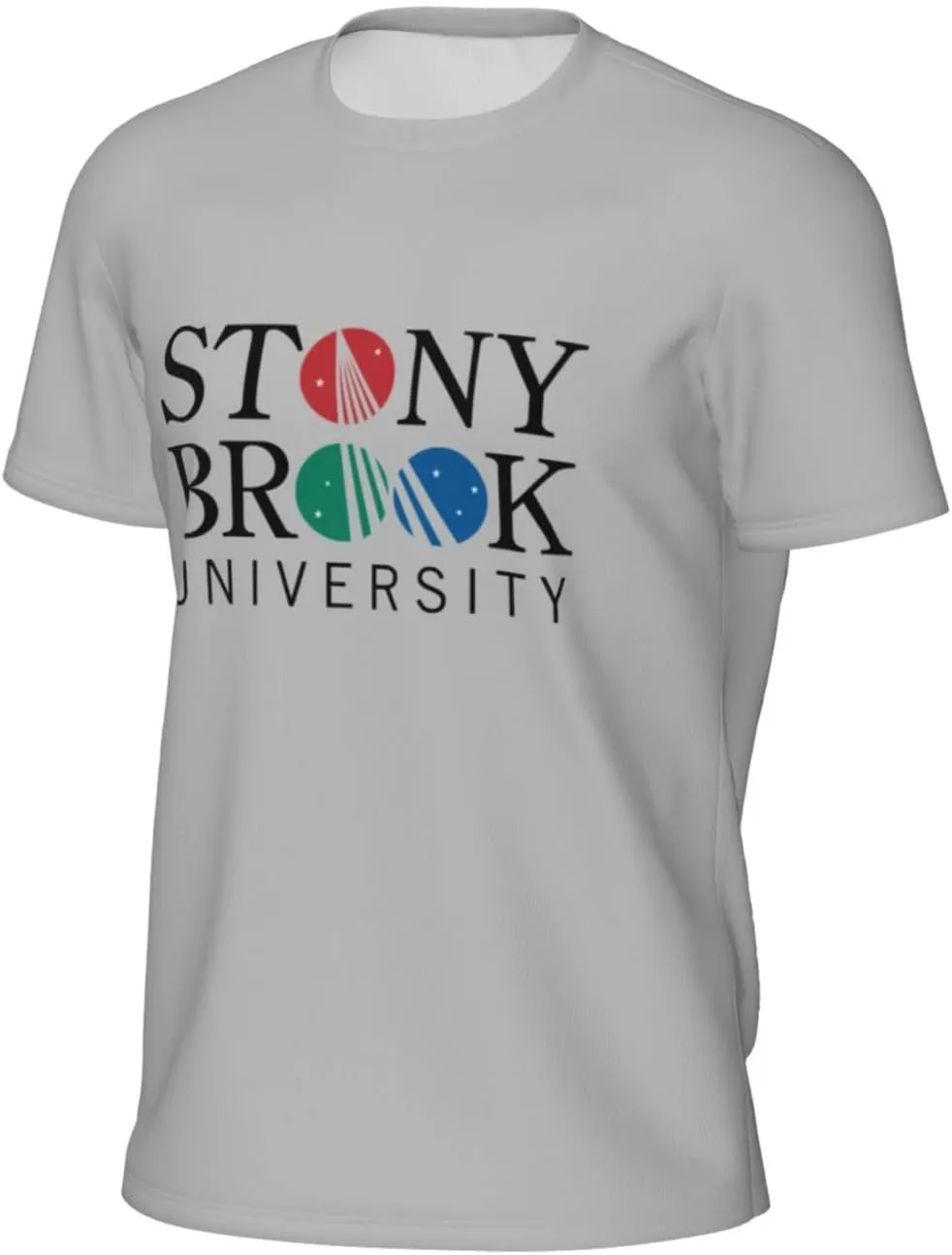 Stony Brook University Men's Lightweight Breathable Mesh Short Sleeve T-Shirt
