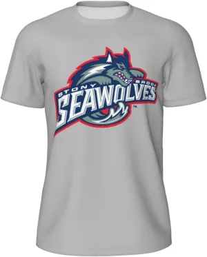 Stony Brook University Men's Lightweight Breathable Mesh Short Sleeve T-Shirt