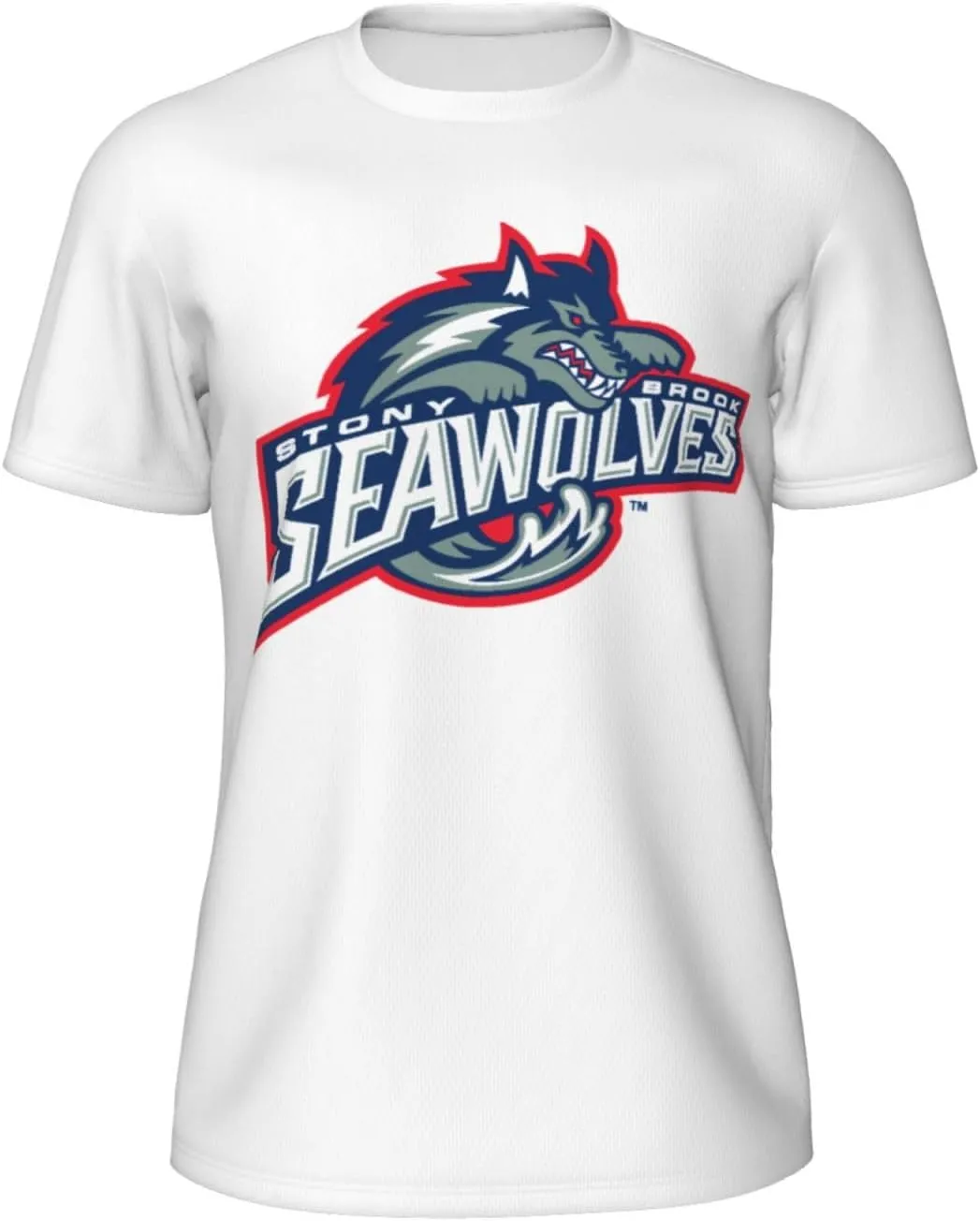 Stony Brook University Men's Lightweight Breathable Mesh Short Sleeve T-Shirt