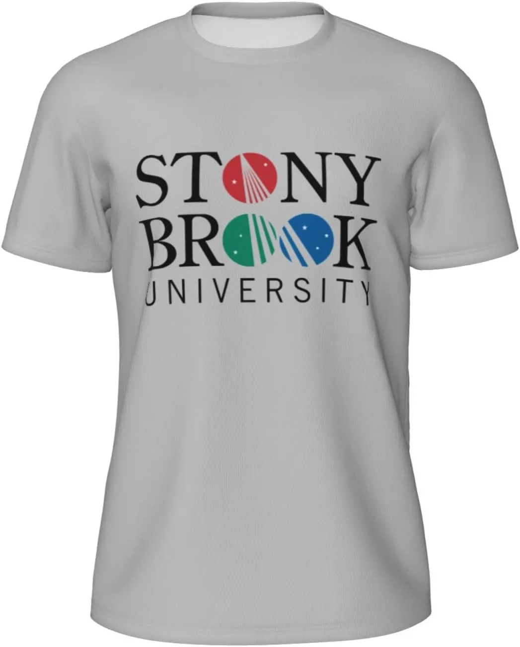 Stony Brook University Men's Lightweight Breathable Mesh Short Sleeve T-Shirt