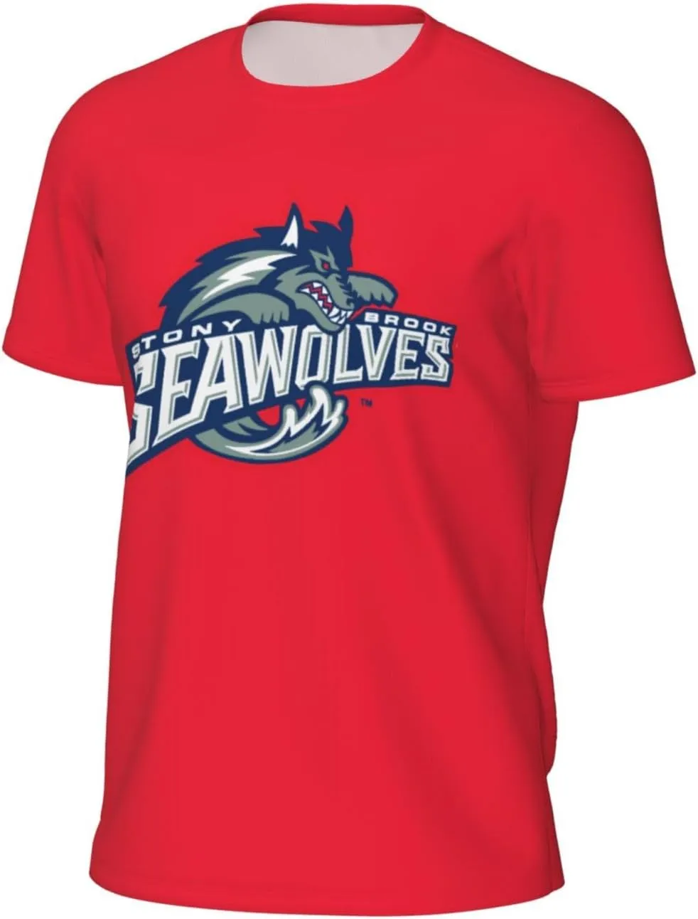 Stony Brook University Men's Lightweight Breathable Mesh Short Sleeve T-Shirt