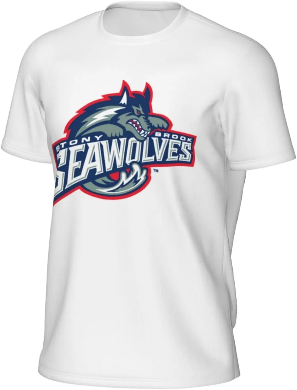 Stony Brook University Men's Lightweight Breathable Mesh Short Sleeve T-Shirt