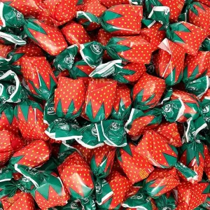 Strawberry Candy Bon Bons by Cambie | 2 lbs of Strawberry Filled Hard Candy | Individually Wrapped Bon Bons | Deliciously Sweet Candy from Argentina (2 lb)