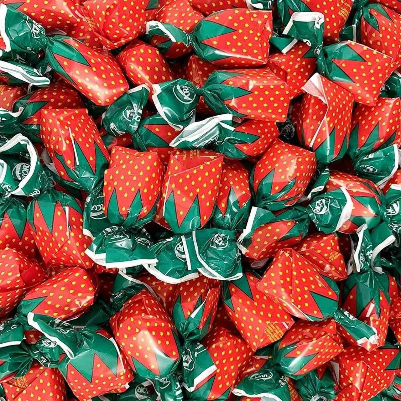 Strawberry Candy Bon Bons by Cambie | 2 lbs of Strawberry Filled Hard Candy | Individually Wrapped Bon Bons | Deliciously Sweet Candy from Argentina (2 lb)