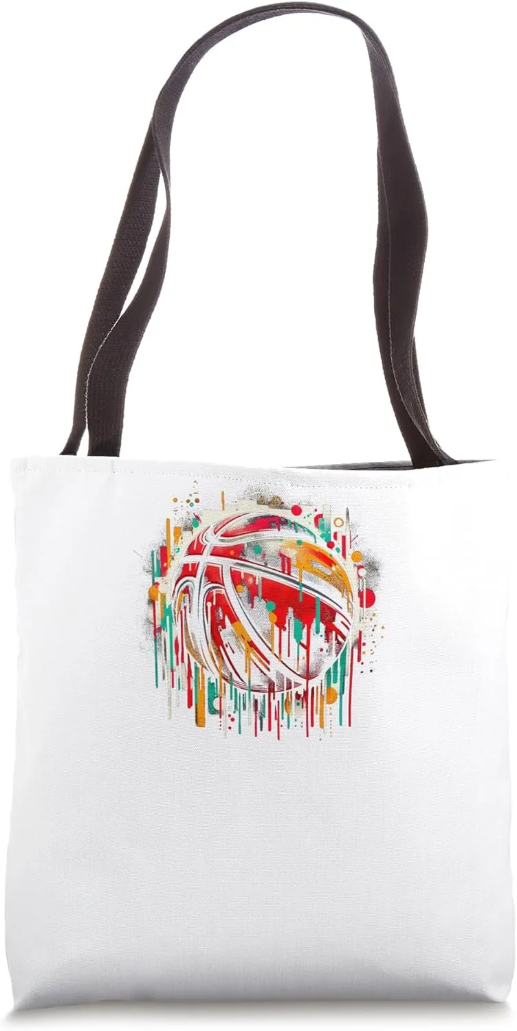 Street Art Slam Dunk Tote Bag