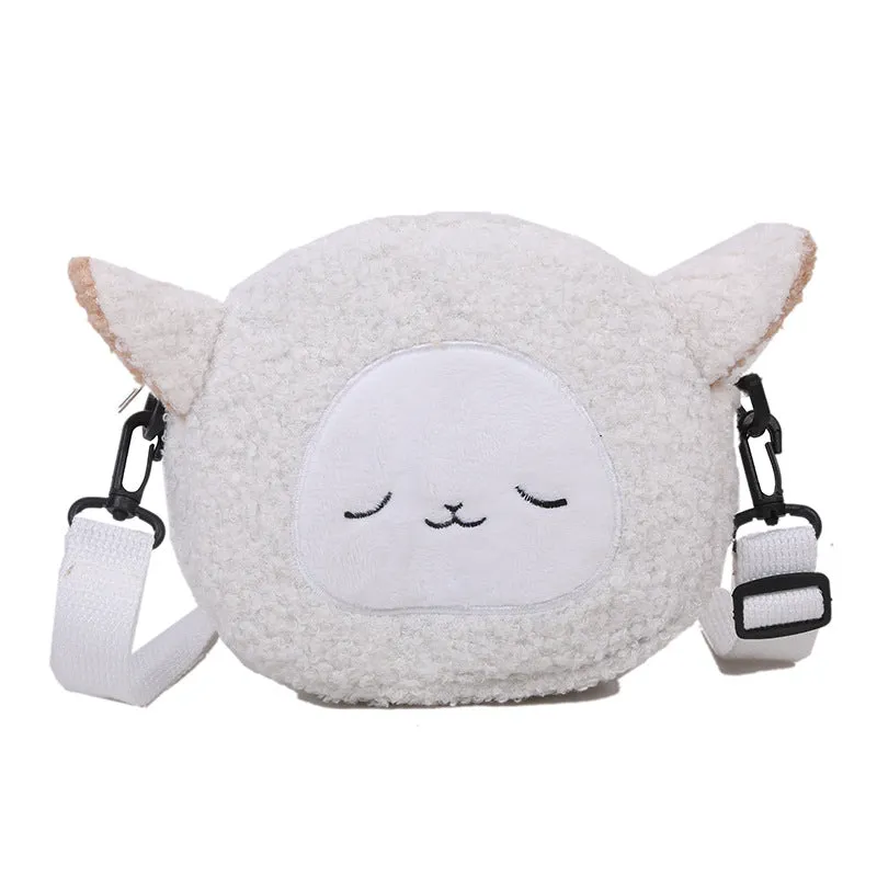 Style Ugly Cute Winter Versatile Plush Crossbody Bags