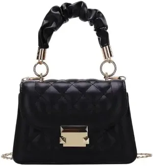 Stylish Korean Diamond Lattice Design Small Shoulder Bag