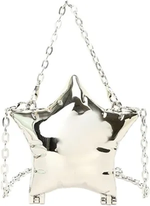 Stylish Lightweight Evening Bag With Chain Strap For Trendy Women and Girls Small Shoulder Bag Crossbody Purse