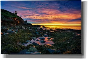 'Sunrise At West Quoddy Head' by Rick Berk Canvas Wall Art, 18" x 12"