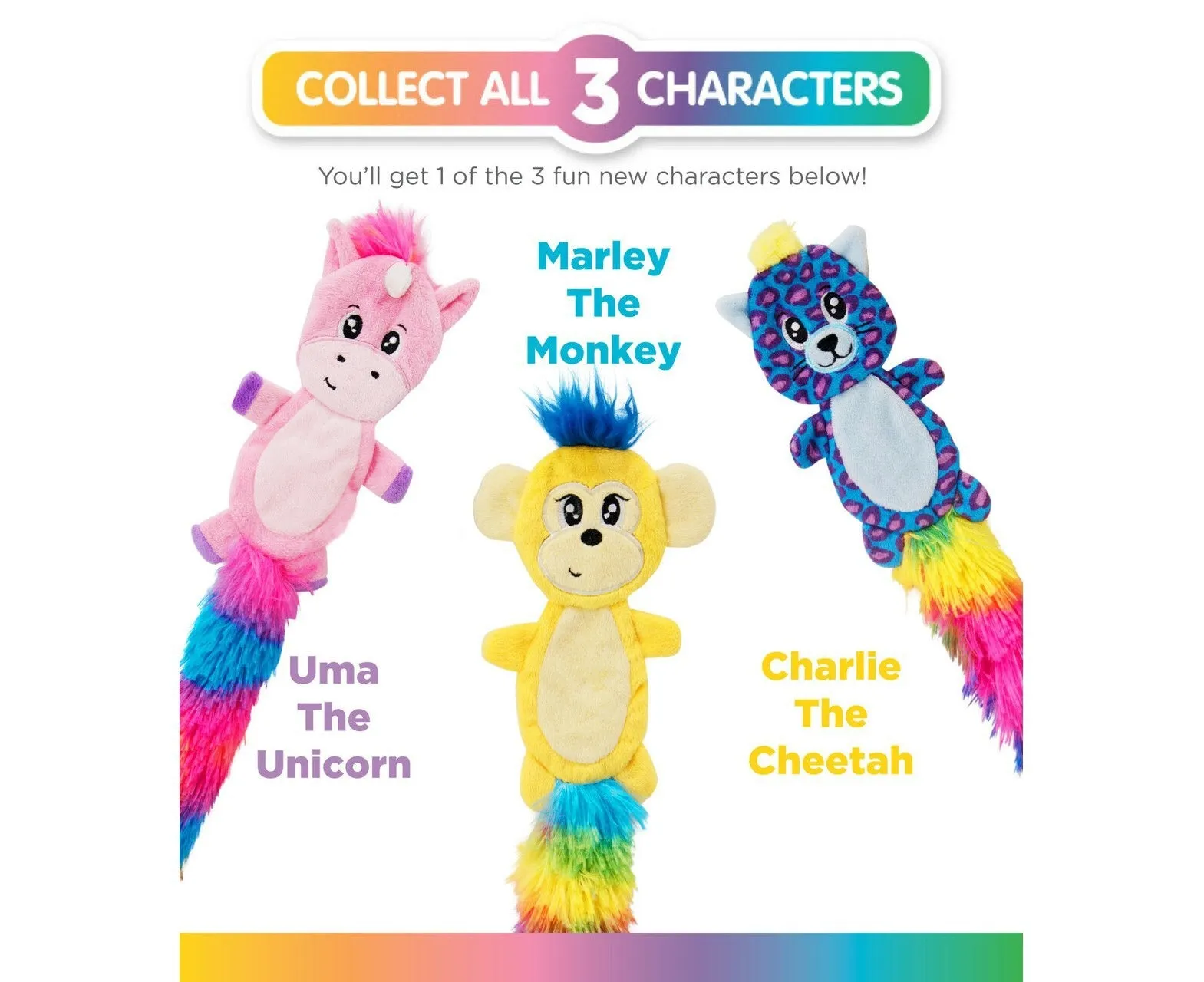 SURPRISE! 2-in-1 Surprize Tailz Ball & Plush Toy (Assorted Designs)