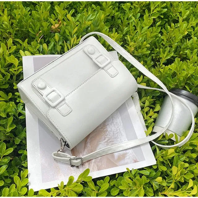 Sweet Preppy Style Candy Color Crossbody Bag
