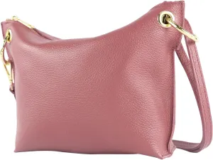T243 / T252 women's leather shoulder bag, evening bag handmade in Italy