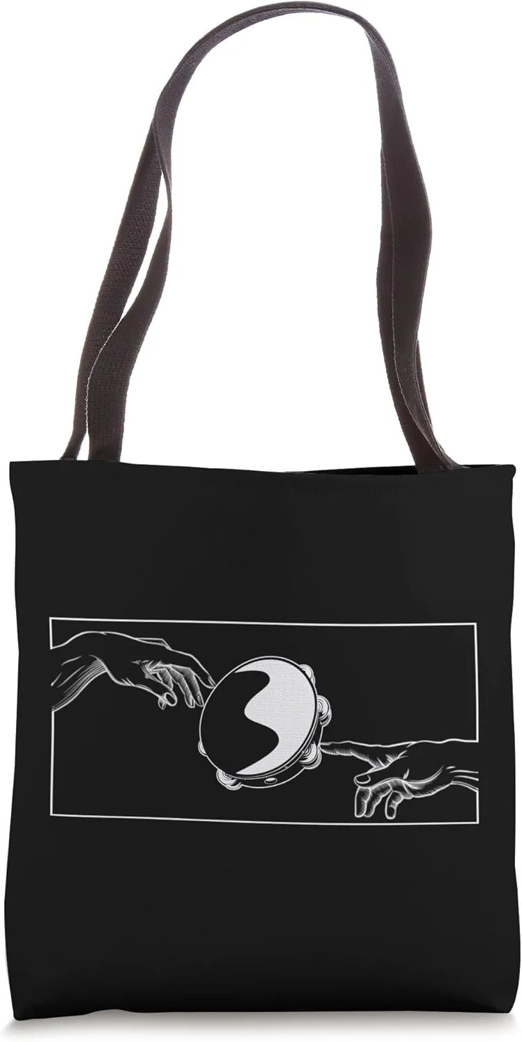 Tambourine God hands for Tambourine on Tambourine Tote Bag