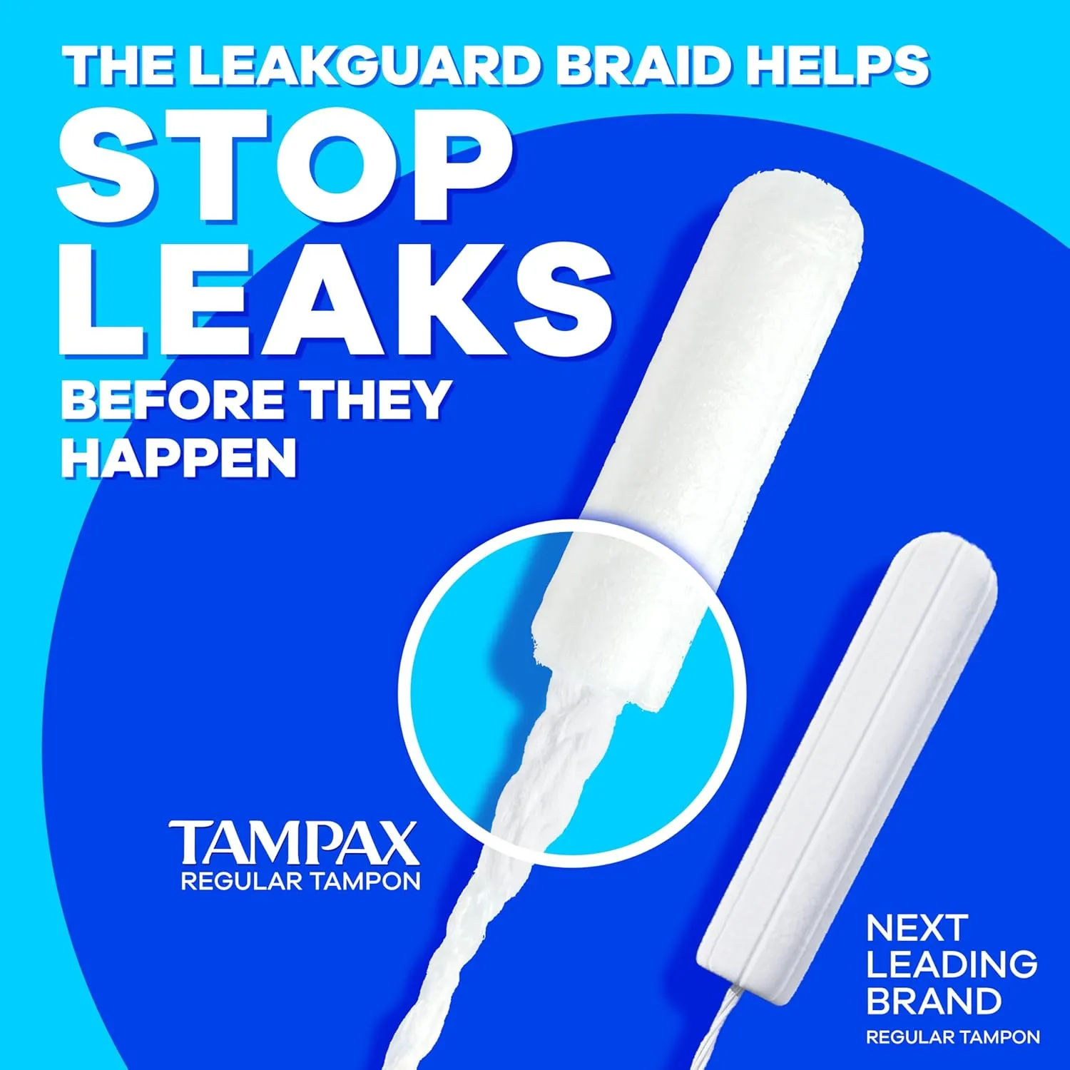Tampax Pearl Tampons Multipack, Light/Regular/Super Absorbency, with Leakguard Braid, Unscented, 94 Count (Packaging May Vary)
